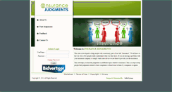 Desktop Screenshot of insurancejudgments.com