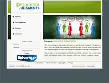 Tablet Screenshot of insurancejudgments.com